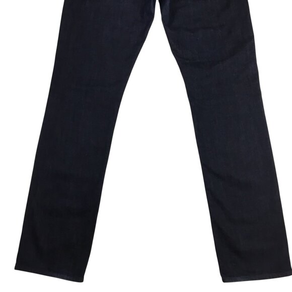 7For All Mankind Straight Jeans Luxe Performance Dark Blue NWOT - Picture 9 of 14